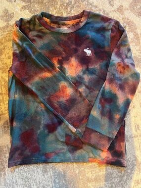 Abercrombie Kids Tie-Dye Long Sleeve Tee - Multicolor